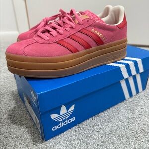 Adidas Gazelle Women's Sneakers in Pink and Red